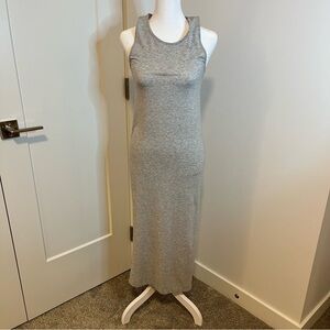 BABATON Aritzia Gray Sleeveless Maxi Dress